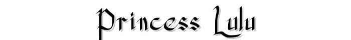 Princess Lulu font